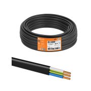 Кабель ВВГ-П нг(А)-LS 3х6 ок(N, PE)-0,66 ГОСТ (20м) TDM