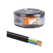 Кабель ВВГ-П нг(А)-LSLTx 3х1,5 ок(N, PE)-0,66 ГОСТ (100м) TDM