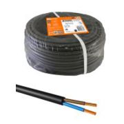 Провод ПВС 2х6 ГОСТ (100м), черный TDM