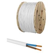 Провод ПВС 2х6 ГОСТ, белый TDM