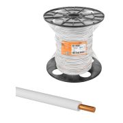 Провод ПуВ 1х1,5 ГОСТ на катушке (1000м), белый TDM