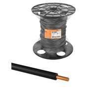 Провод ПуВ 1х6,0 ГОСТ на катушке (450м), черный TDM