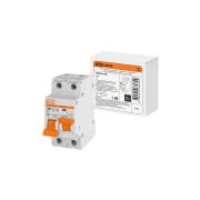 Автоматический выключатель с механической блокировкой (байпас) ВА47-29Б 1Р+1Р 16А 4,5кА х-ка C TDM