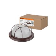 Светильник НПБ1102 венге круг с реш. 100Вт IP54 TDM