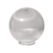 Рассеиватель шар ПММА 300 мм прозрачный призма (байонет 145 мм) TDM
