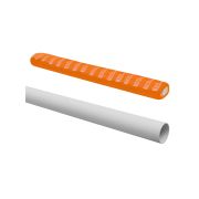 Труба гладкая жесткая ПВХ d 16 (156 м) длина 3 м, серая TDM