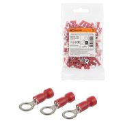 Наконечник кольцевой изолированный НКИ с легким вводом проводника 1,5-5 (100 шт.) TDM