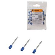 Наконечник-гильза Е7518 0,75мм2 с изолированным фланцем (100шт) TDM