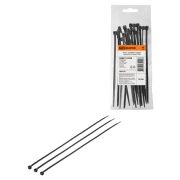 Хомут 3,6х300мм нейлон (черный) (25 штук) TDM