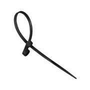 Хомут нейлоновый с монтажным отверстием 3,5х100 мм (черный) (100шт) TDM