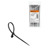 Хомут нейлоновый с монтажным отверстием 4,3х200 мм (черный) (100шт) TDM