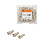 Соединительный изолирующий зажим СИЗ-Л-3 15 мм2 с лепестками белый (50 шт) TDM