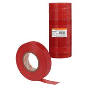 Изолента ПВХ профессиональная 0,18х19мм Красная 20м TDM