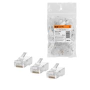 Разъем RJ-45 UTP для кабеля кат. 6, 8P8C (100шт) TDM