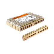 Шина «N» нулевая 6х9мм 12/1 (12 групп/крепеж по центру) TDM