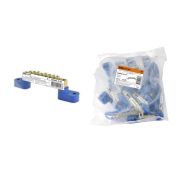 Шина «N» нулевая 6х9мм на двух угл. изоляторах 8 групп инд. стикер TDM