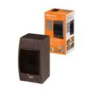 Бокс ЩРН-П-4модуля навесной пластик IP41 «Эко» (бук) TDM