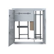 Корпус щита этажного 2 кв. (1010х950х160) размер ниши (920х860х140) TDM
