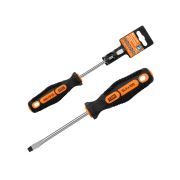 Отвертка шлицевая двухкомпонентная, CR-V тип SL6.0x100, серия «Алмаз» TDM