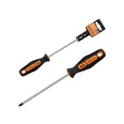 Отвертка крестовая двухкомпонентная, CR-V тип PH2x150, серия «Алмаз» TDM