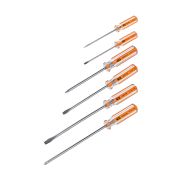 Набор отверток 6 шт.: SL:3x75;5x100;6x150, PH:0х75;2x100;2x150 (блистер), CS «Гранит» TDM