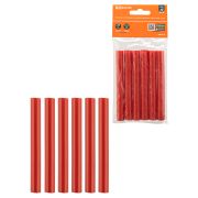 Клеевые стержни универсальные красные, 11 мм x 100 мм, 6 шт, «Алмаз» TDM