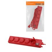 Удлинитель силовой Уз16-05В TDM (с крышками IP44, выключатель, 5 мест/20м ПВС 3х1,0)