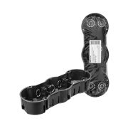 Установочная коробка СП 3-х местная, 212х70х45мм, саморезы, IP20, инд. штрихкод, TDM