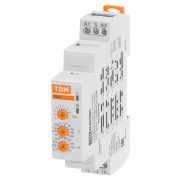 Реле времени РВМ-0,1с/10дн-8А-12/230В-DIN (многофункц., 10реж., 0,1с-10дней, 12-230В AC/DC) TDM