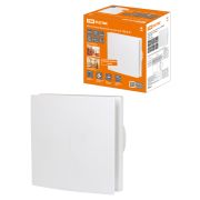 Вентилятор бытовой настенный, 120 С-Н, декоративная накладка, белый, TDM