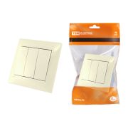 Выключатель 3-х кл. 10А сл. кость «Лама» TDM