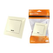 Выключатель 1 кл. с подсветкой 10А сл. кость «Лама» TDM