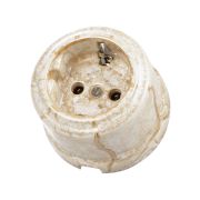 Розетка фарфоровая 2П+З 16А 250В мраморная «Болонь» TDM