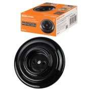 Розетка скрытой установки фарфоровая 2П 10А 250В черная «Болонь» TDM