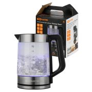 Электрический чайник «Нептун Плюс», стекло, съемная крышка, 1,8 л, 1800 Вт, стальной, TDM