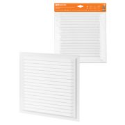 Решетка металл. 300х300, белая, с покрытием полимерной эмалью, TDM