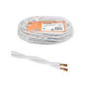 Ретро провод «Эко» 2х1,5 витой ГОСТ белый (10м) TDM