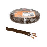 Ретро провод «Эко» 3х1,5 витой ГОСТ коричневый (10м) TDM