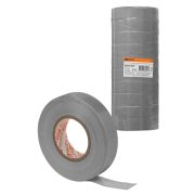 Изолента ПВХ профессиональная 0,18х19 мм Серая 20 м TDM