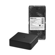 Коробка распаячная КР 100х100х29 ОП черная IP40 TDM
